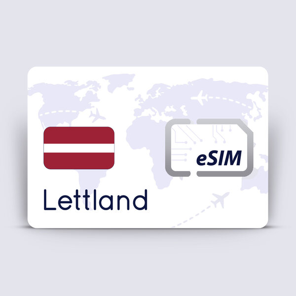 LETTLAND eSIM-Plan