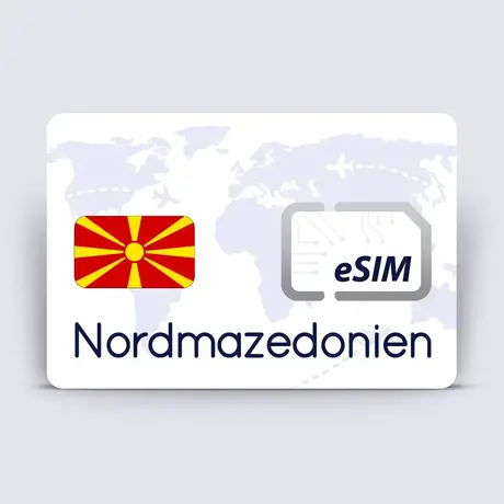 NORDMAZEDONIEN eSIM-Plan