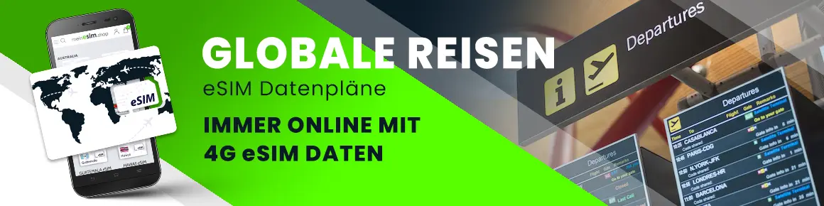 Banner für regionale Esim-Datenpläne