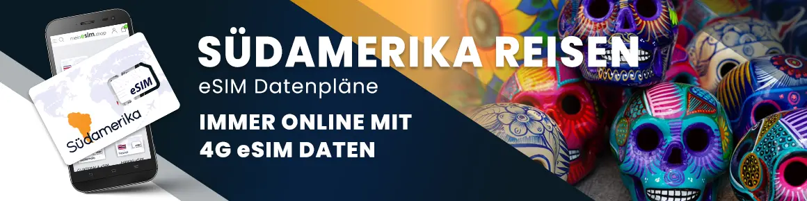 eSim-Datenpläne für Südamerika